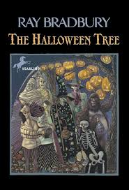 Book cover for The Halloween Tree by Ray Bradbury