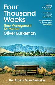 Book cover for Four Thousand Weeks Time Management for Mortals by Oliver Burkeman